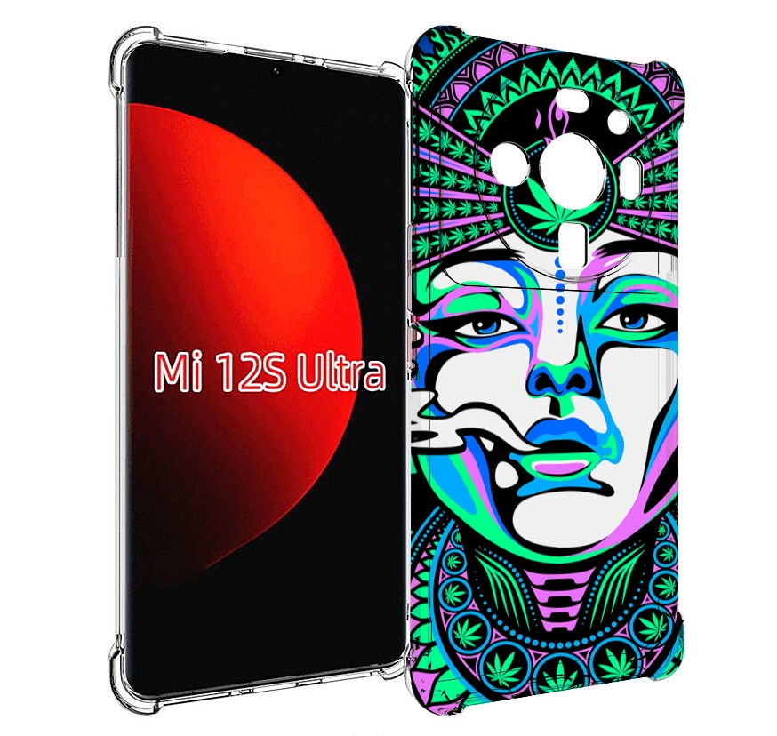 

Чехол MyPads девушка-любит-траву-абстракция для Xiaomi 12S Ultra, Прозрачный, Tocco