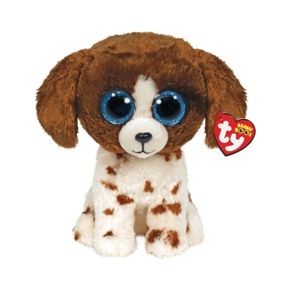 фото Мягкая игрушка ty beanie boo's пятнистый щенок muddles 25 см., 36487