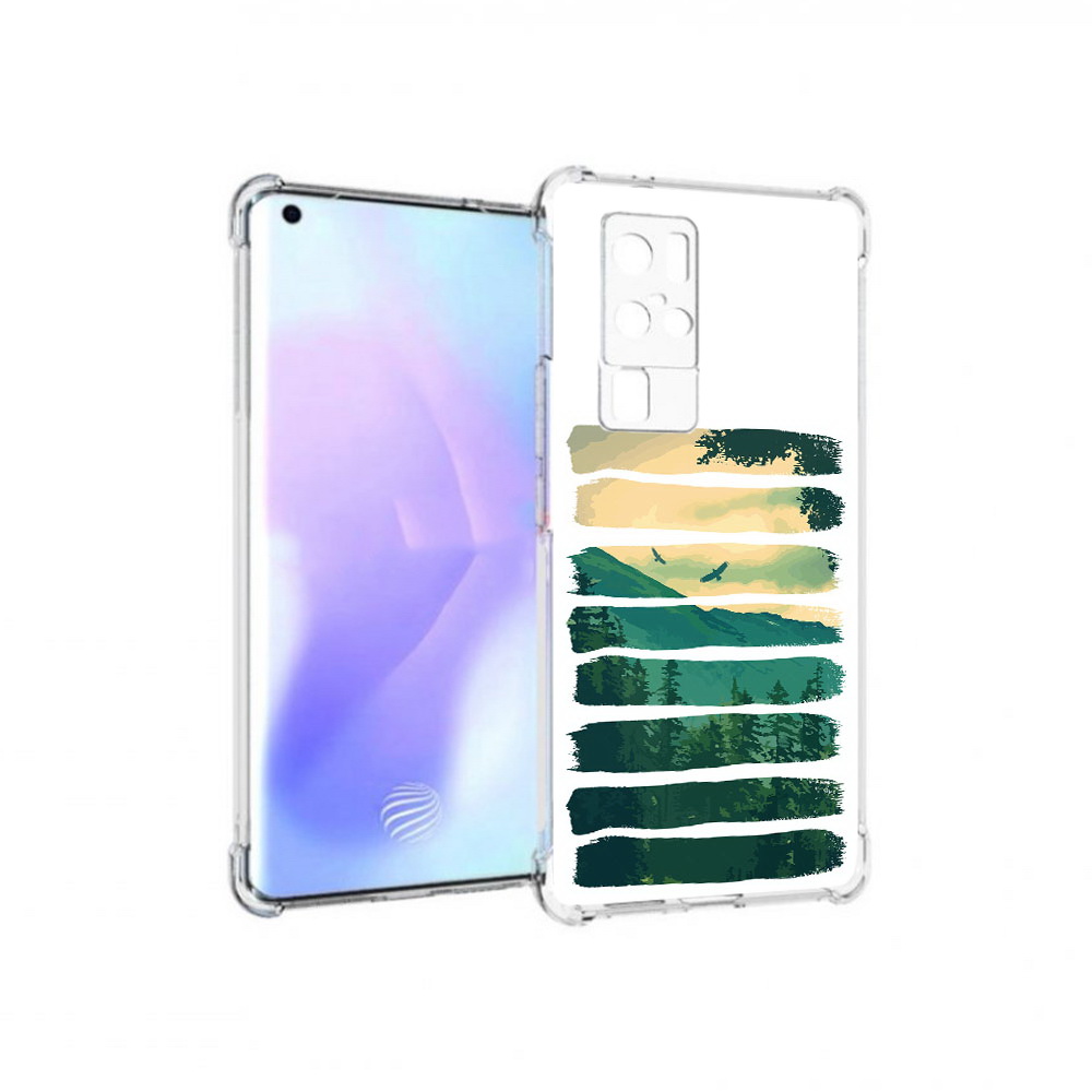 

Чехол MyPads Tocco для Vivo X50 Pro Лесная чаща (PT226970.404.107), Прозрачный, Tocco