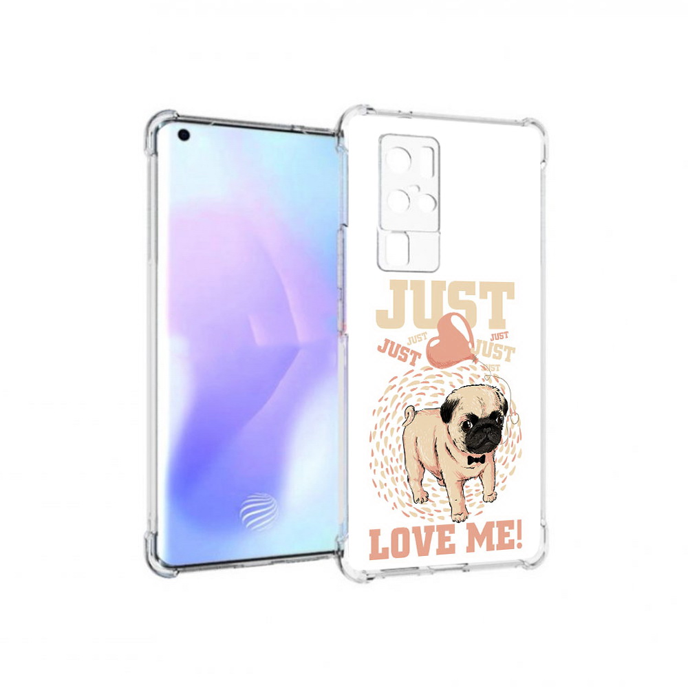 

Чехол MyPads Tocco для Vivo X50 Pro Люби меня (PT226970.404.109), Прозрачный, Tocco