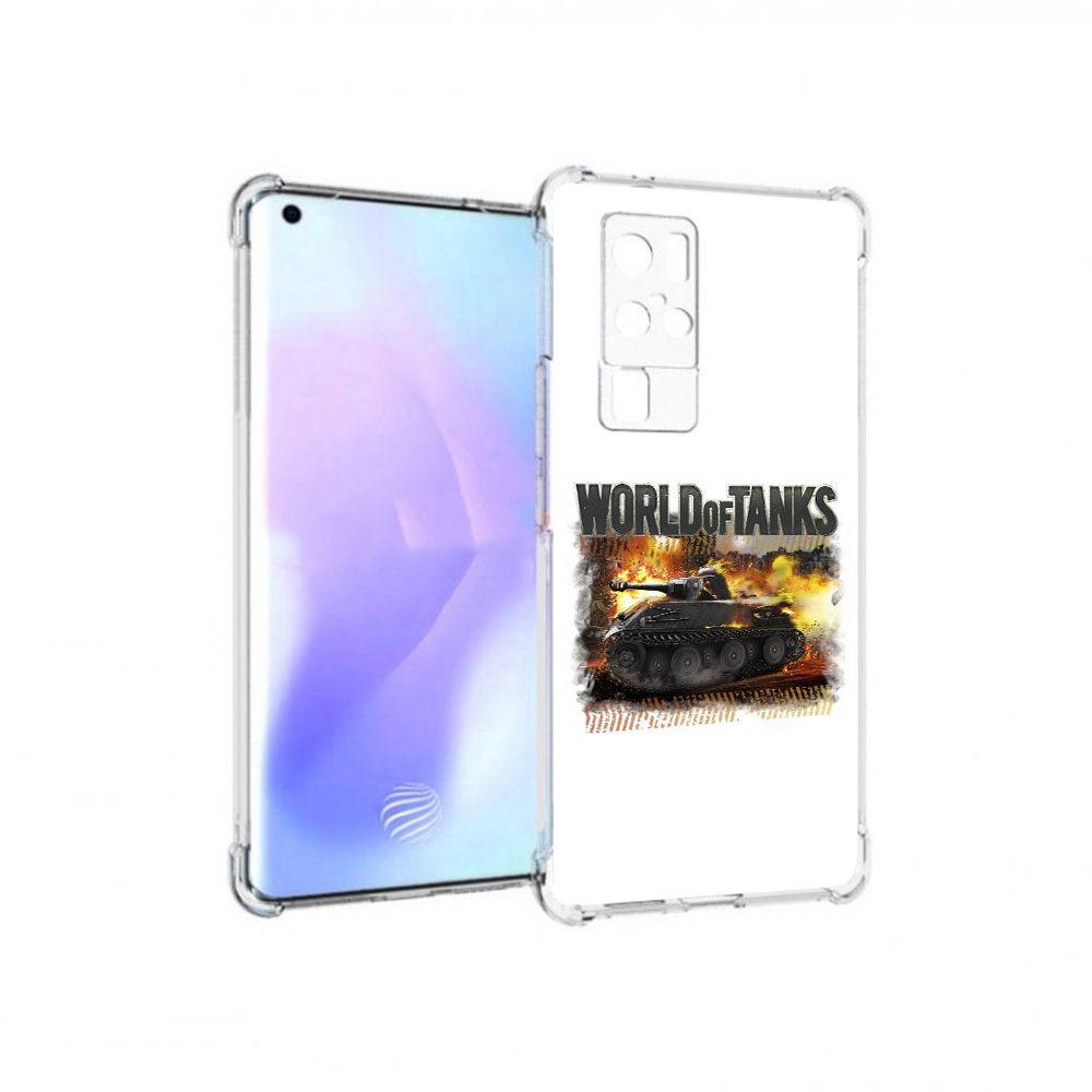 

Чехол MyPads Tocco для Vivo X50 Pro Мир танков-2 (PT226970.404.118), Прозрачный, Tocco