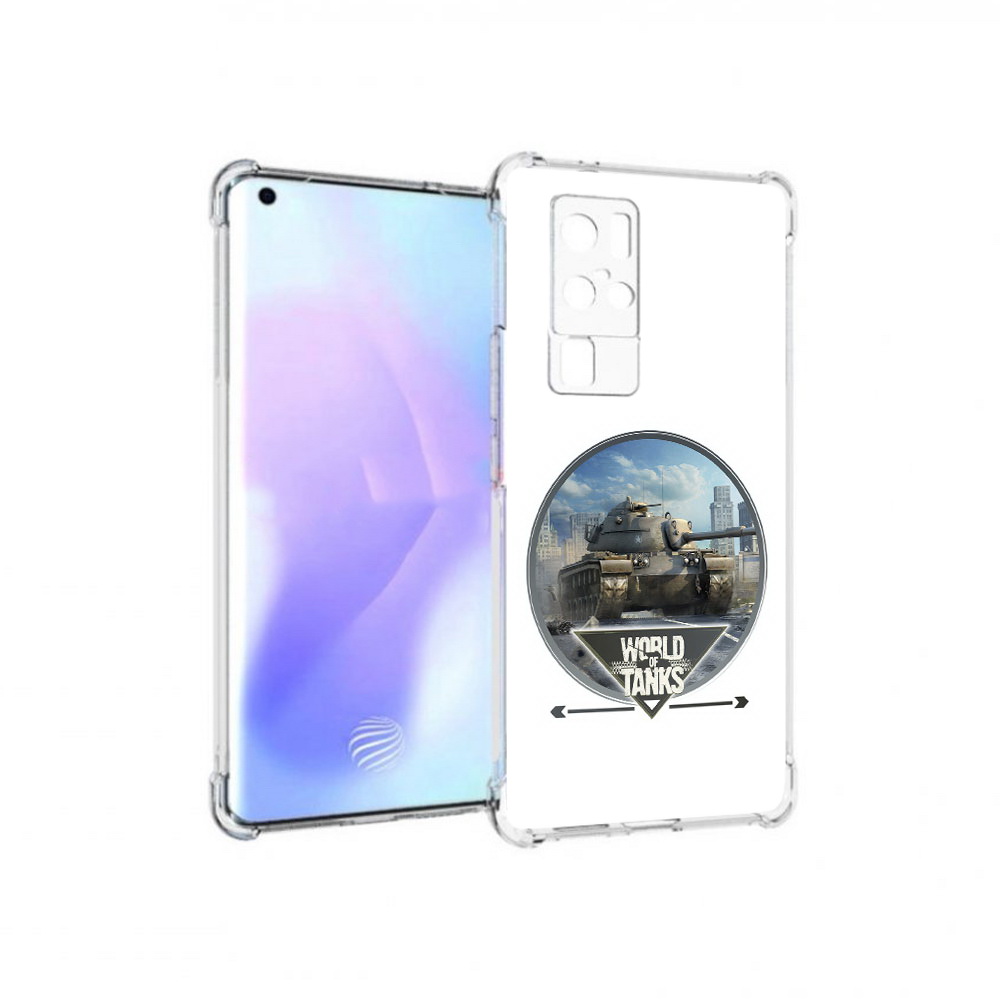 

Чехол MyPads Tocco для Vivo X50 Pro Мир танков (PT226970.404.119), Прозрачный, Tocco