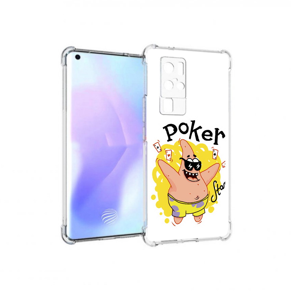 

Чехол MyPads Tocco для Vivo X50 Pro Патрик (PT226970.404.133), Прозрачный, Tocco