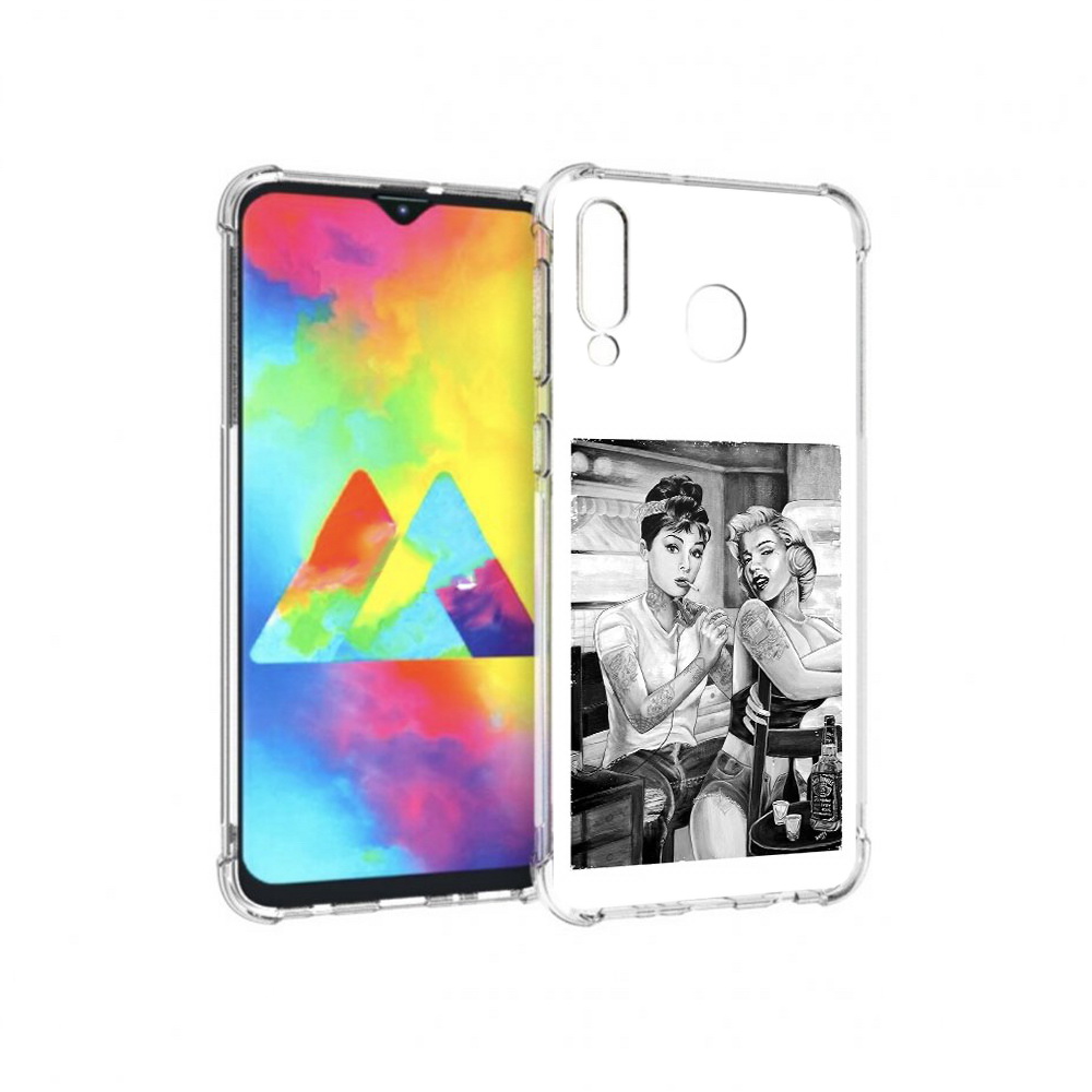

Чехол MyPads Tocco для Samsung Galaxy M30 тату мастер (PT138437.525.637), Прозрачный, Tocco