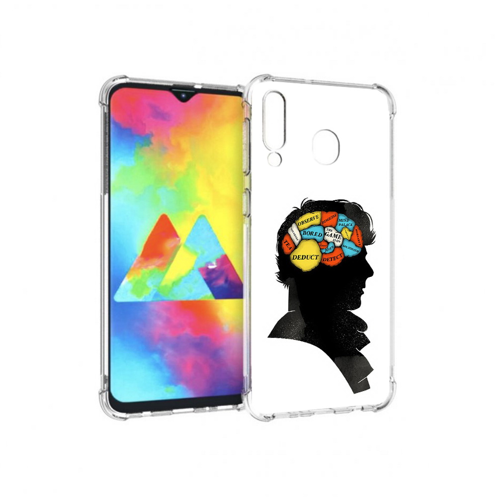 

Чехол MyPads Tocco для Samsung Galaxy M30 темный рисунок (PT138437.525.640), Прозрачный, Tocco