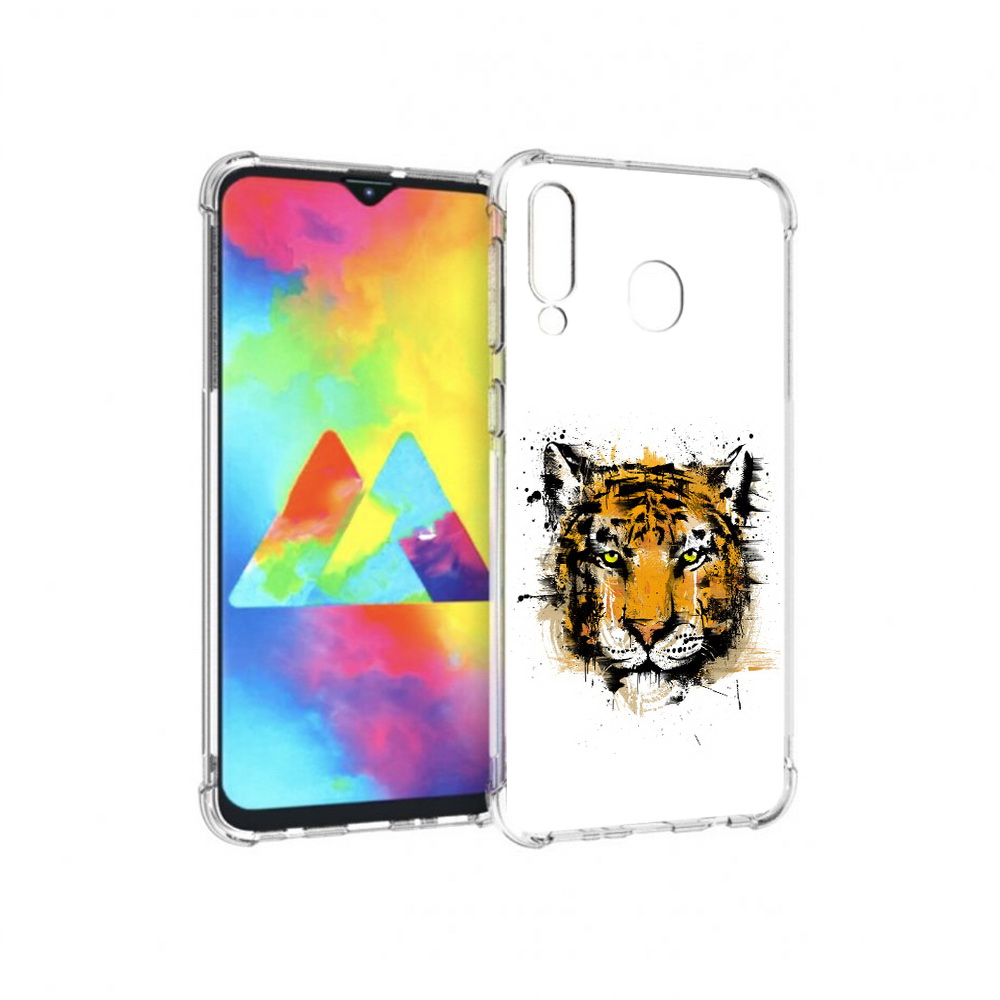 

Чехол MyPads Tocco для Samsung Galaxy M30 тигруля (PT138437.525.643), Прозрачный, Tocco