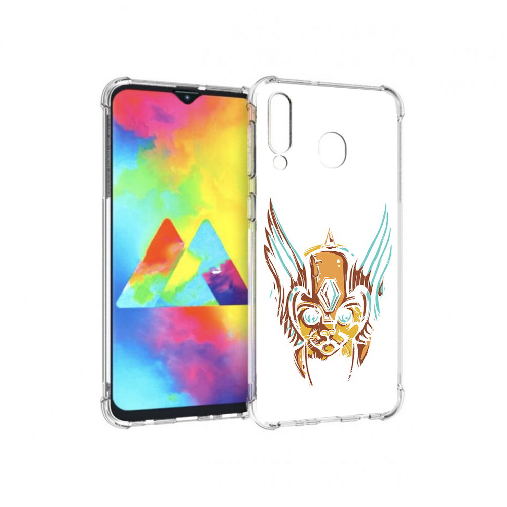 

Чехол MyPads Tocco для Samsung Galaxy M30 тор абстракция (PT138437.525.644), Прозрачный, Tocco