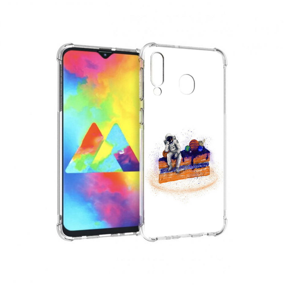 

Чехол MyPads Tocco для Samsung Galaxy M30 торт с планетами (PT138437.525.648), Прозрачный, Tocco