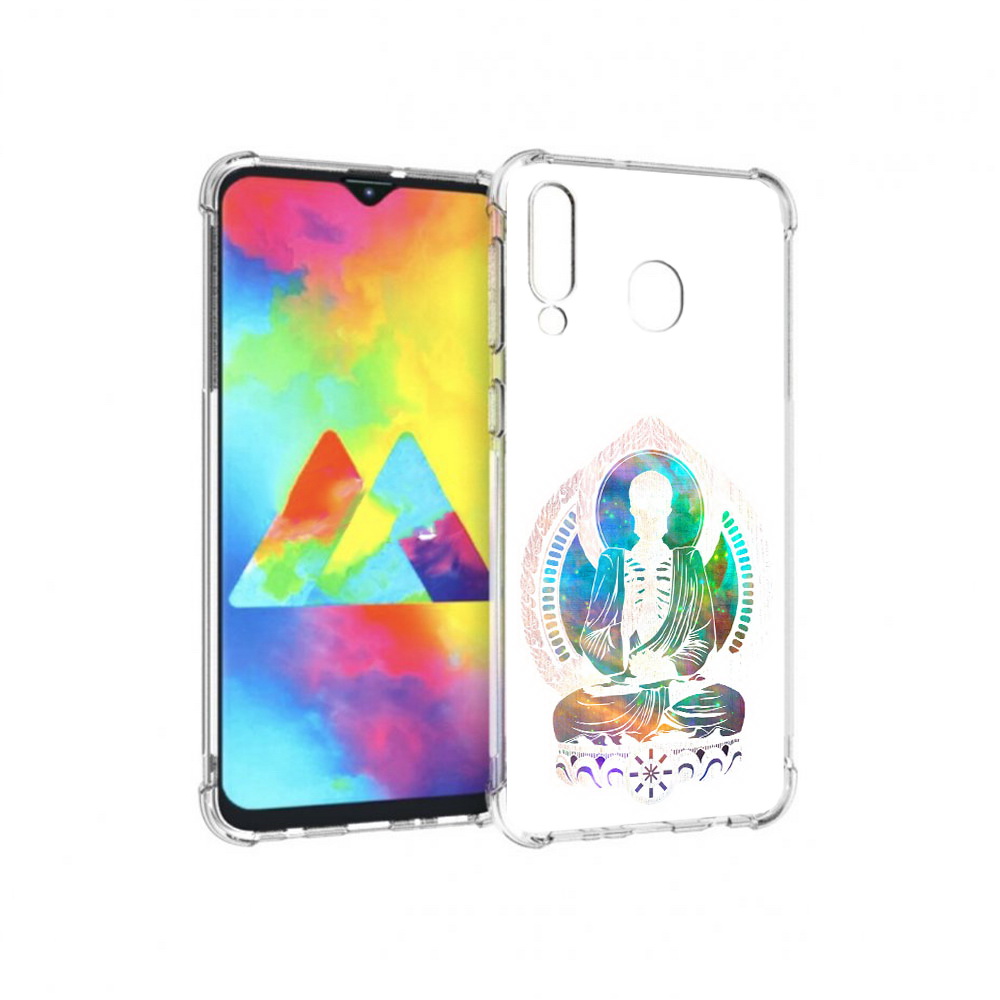 

Чехол MyPads Tocco для Samsung Galaxy M30 умный скелет (PT138437.525.653), Прозрачный, Tocco