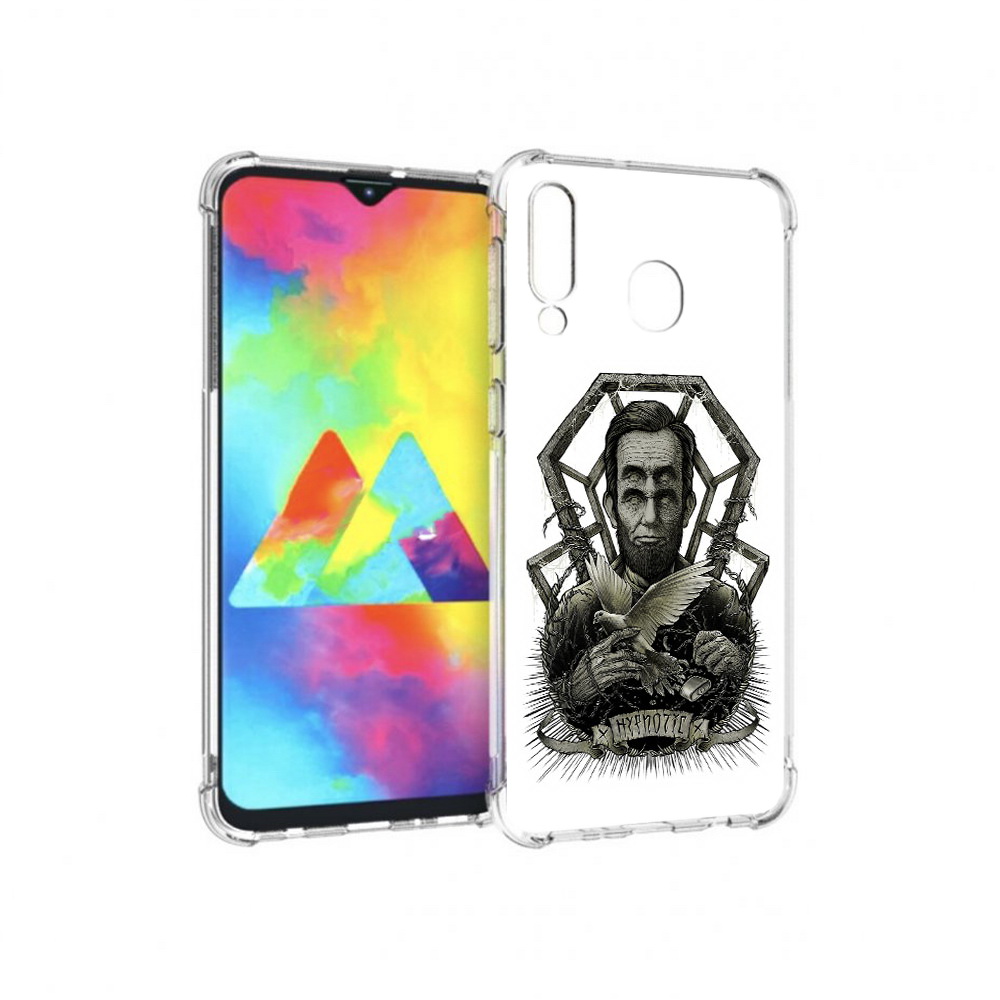 

Чехол MyPads Tocco для Samsung Galaxy M30 франклин абстракция (PT138437.525.662), Прозрачный, Tocco