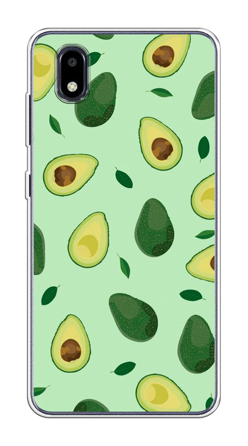 

Чехол на ZTE Blade A3 (2020) "Blue avocado", Коричневый;зеленый, 133650-1