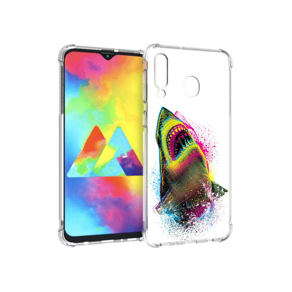 

Чехол MyPads Tocco для Samsung Galaxy M30 челюсти-2 (PT138437.525.674), Прозрачный, Tocco