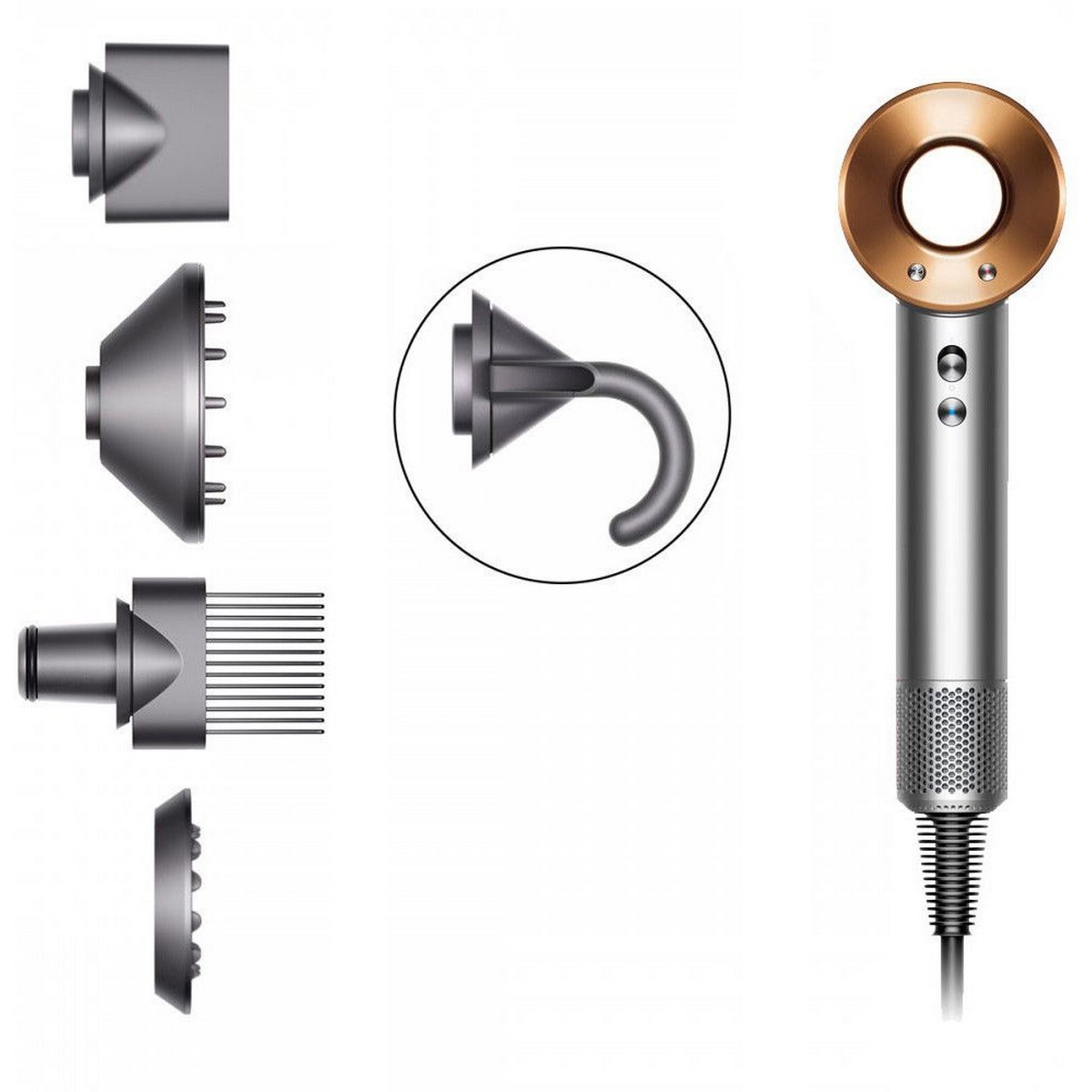 

Фен Dyson HD07 1600 Вт серый, HD07
