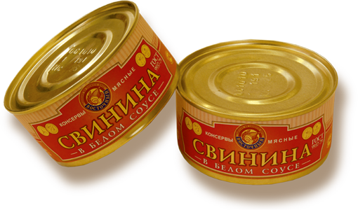 

Свинина тушеная Восточный в белом соусе 325 г