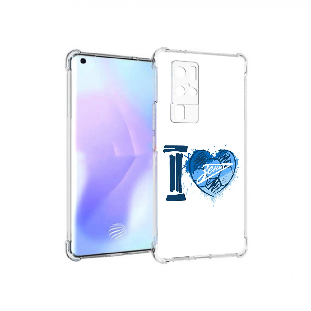 

Чехол MyPads Tocco для Vivo X50 Pro ФК я люблю зенит (PT226970.404.186), Прозрачный, Tocco