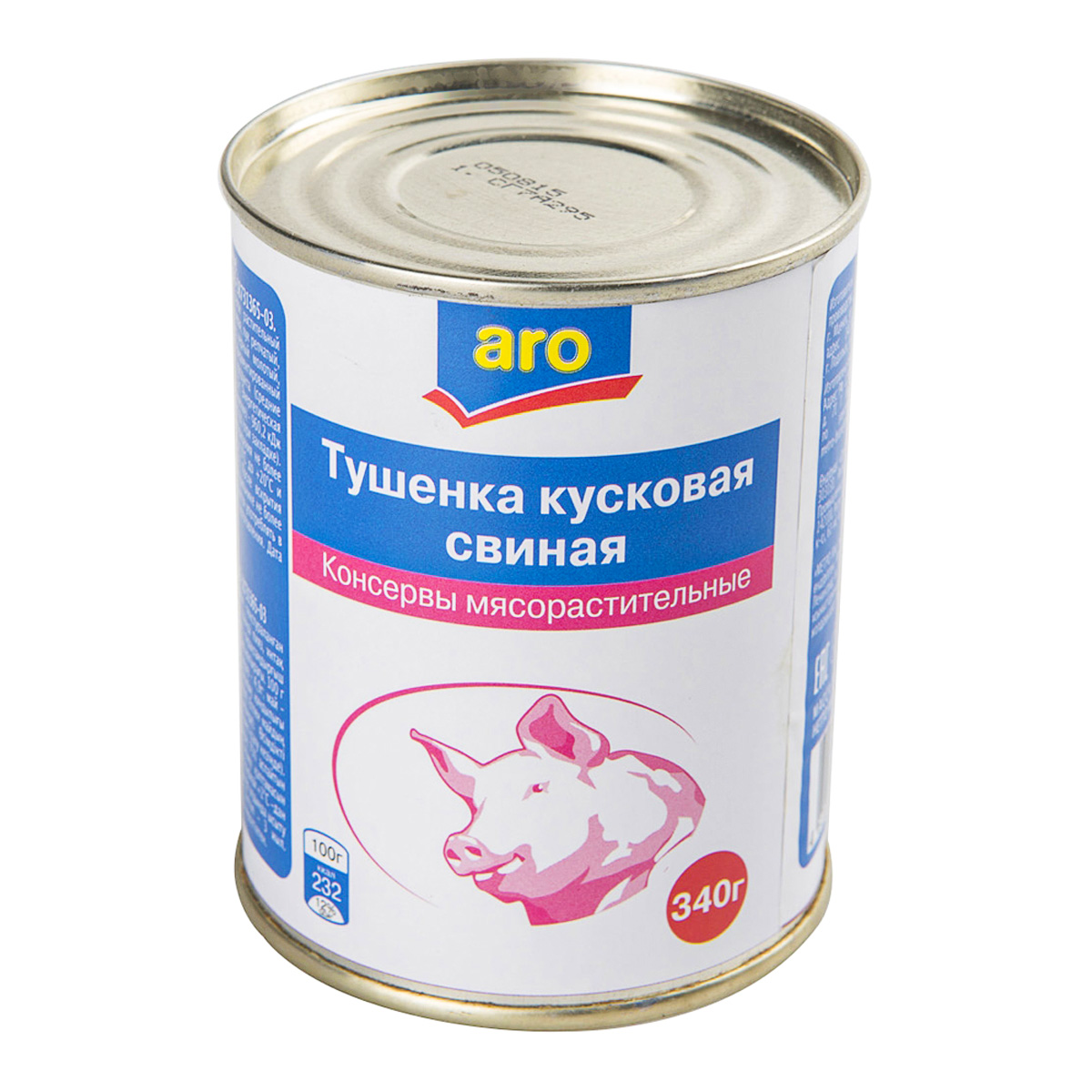 

Тушенка Aro кусковая свинина
