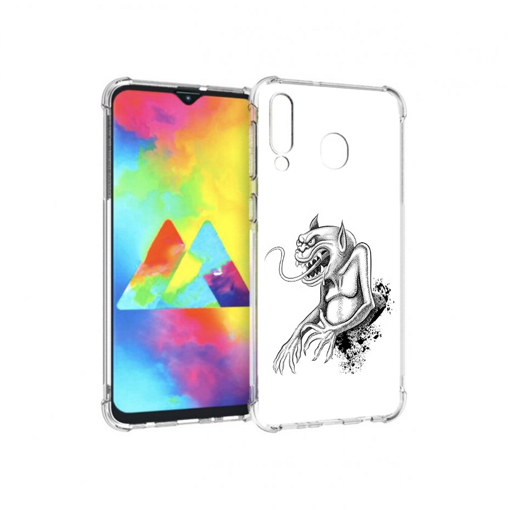 

Чехол MyPads Tocco для Samsung Galaxy M30 чорт (PT138437.525.692), Прозрачный, Tocco