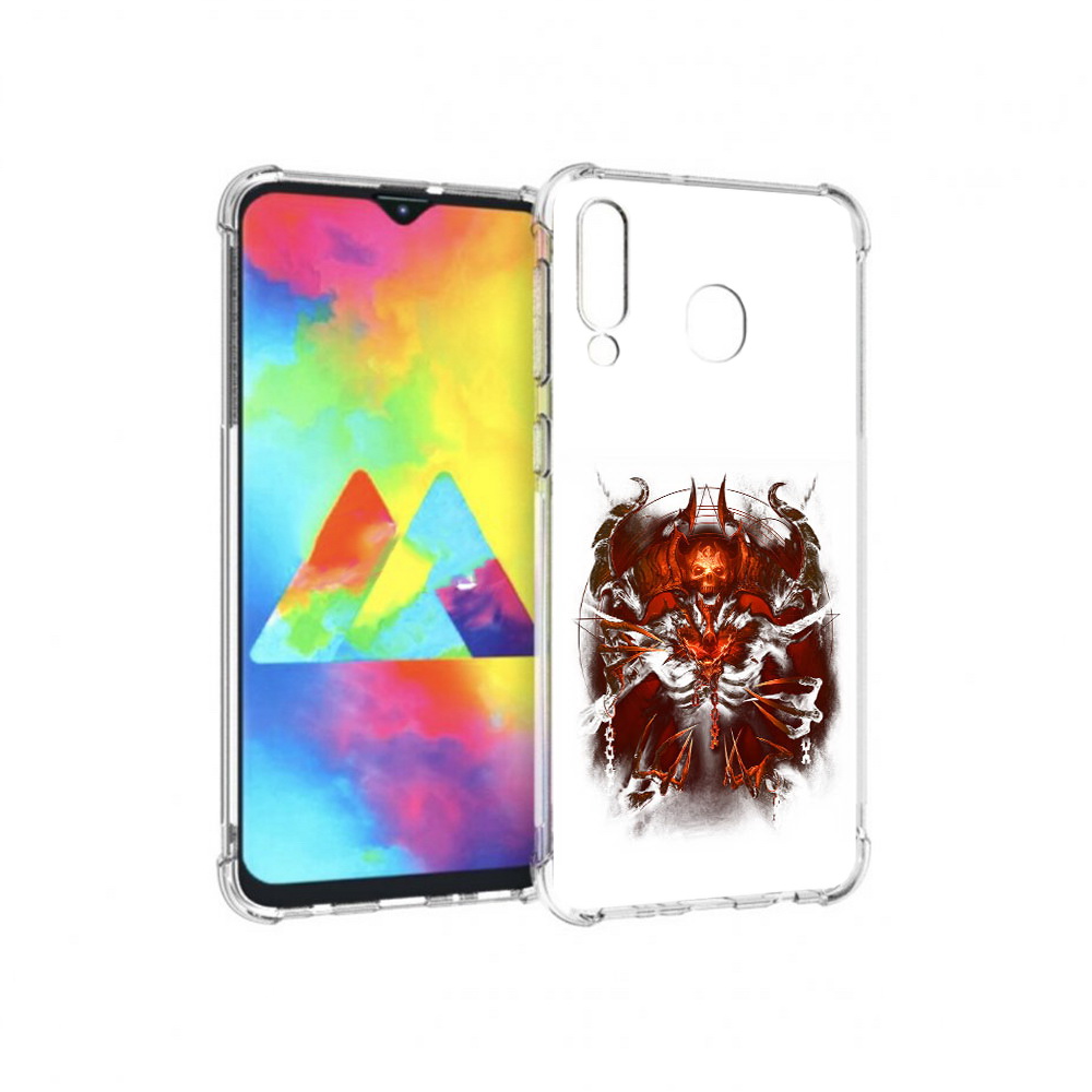 

Чехол MyPads Tocco для Samsung Galaxy M30 яркий демон (PT138437.525.708), Прозрачный, Tocco