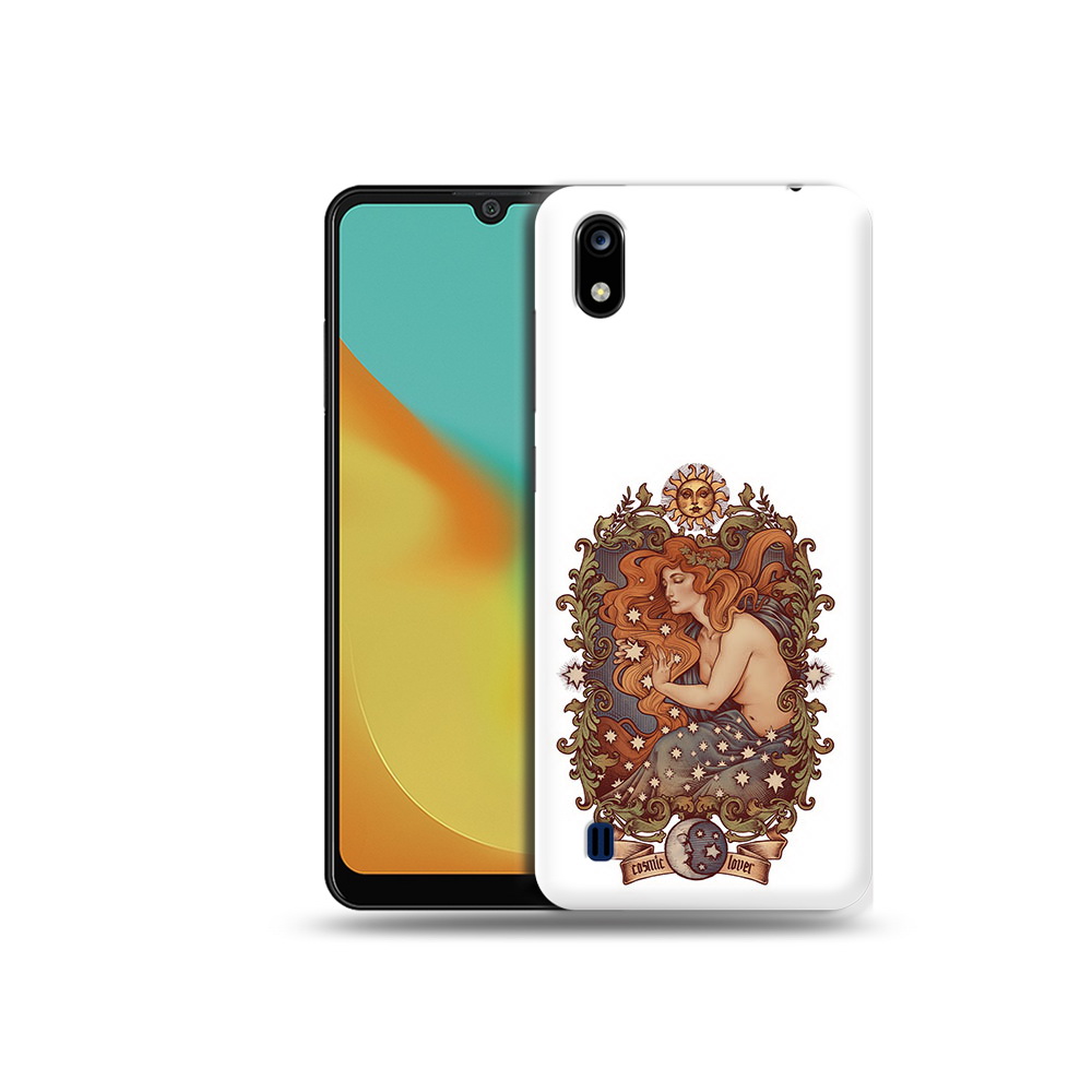 

Чехол MyPads Tocco для ZTE Blade A7 звездная девушка абстракция (PT136477.473.351), Прозрачный, Tocco