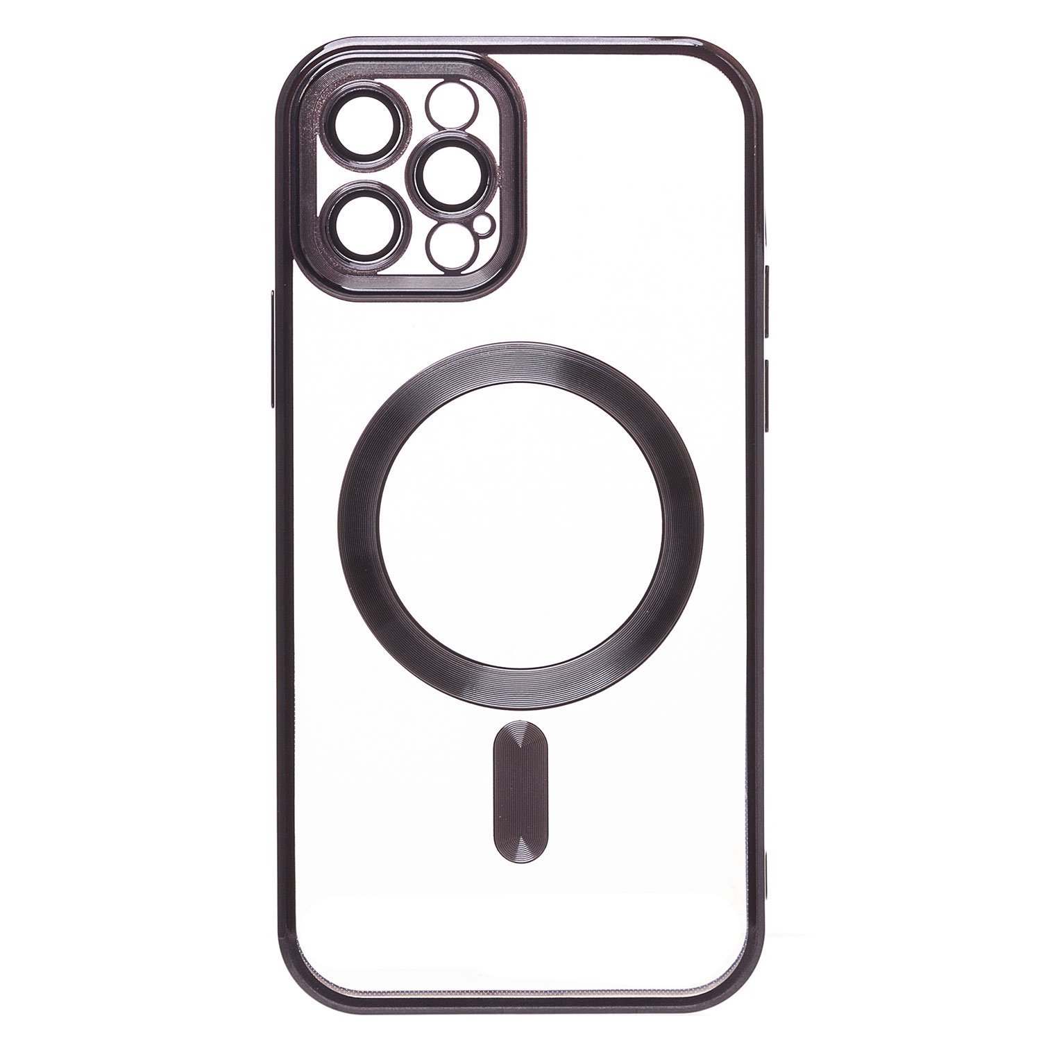

Чехол iPhone 12 Pro силиконовый MagSafe №3 <черный>, iPhone 12 Pro