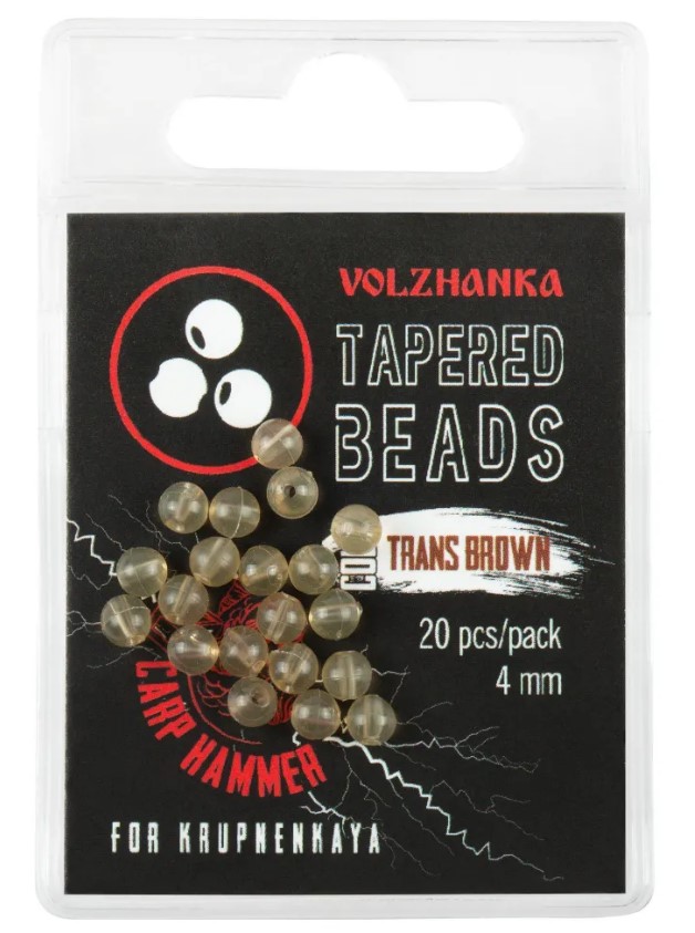 

Бусина с конусным отверстием "Volzhanka Tapered Beads 4мм ", Коричневый
