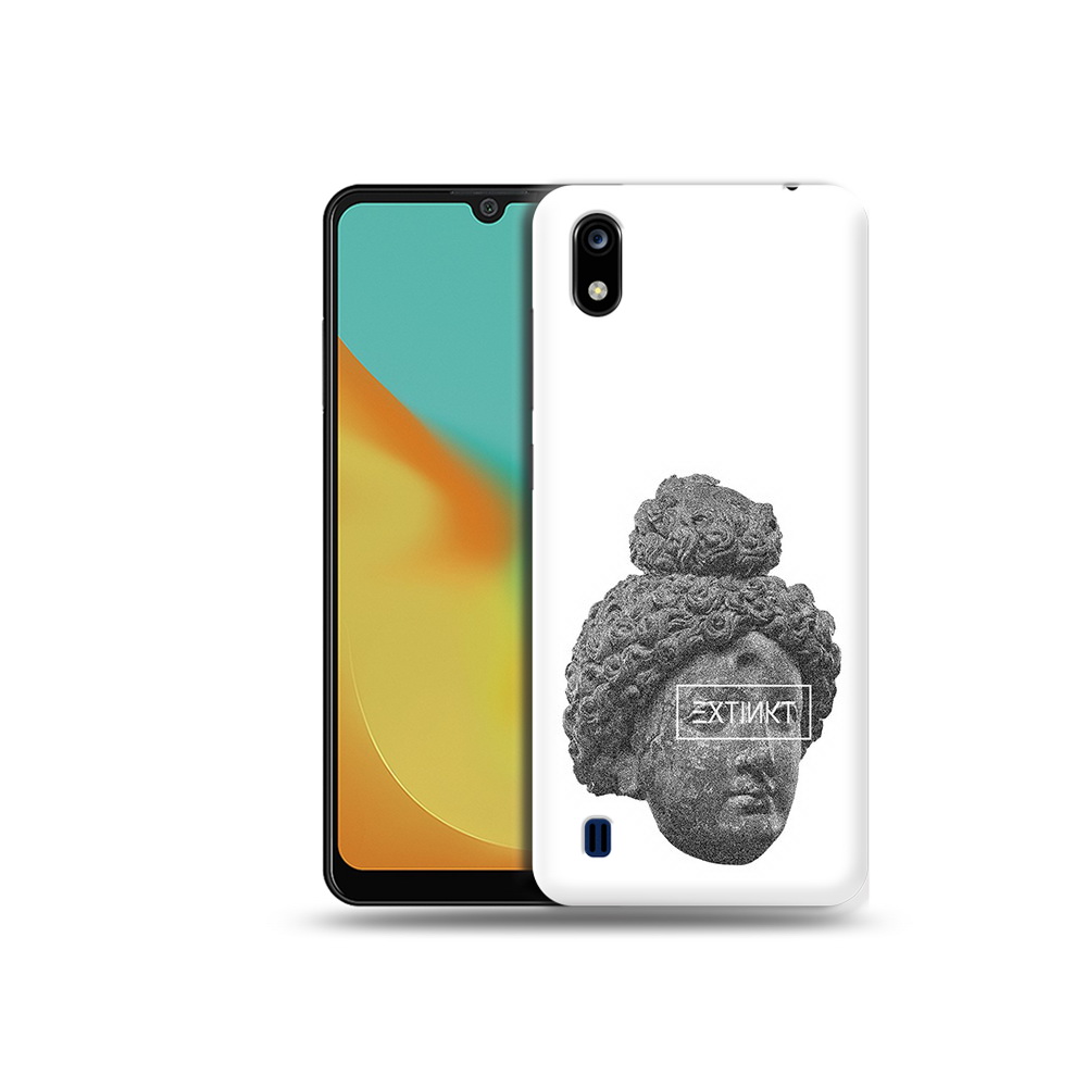 

Чехол MyPads Tocco для ZTE Blade A7 каменное лицо девушки (PT136477.473.383), Прозрачный, Tocco