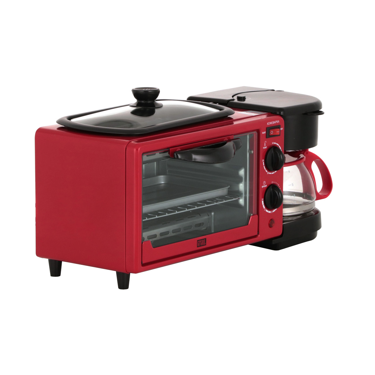 

Мини-печь GFGRIL Gfbb-7 Red/Black