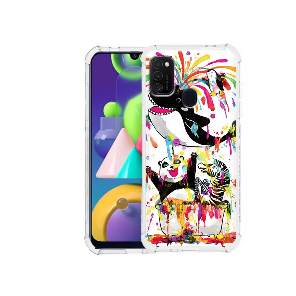 

Чехол MyPads Tocco для Samsung Galaxy M21 Хиппи кит (PT147110.591.191), Прозрачный, Tocco