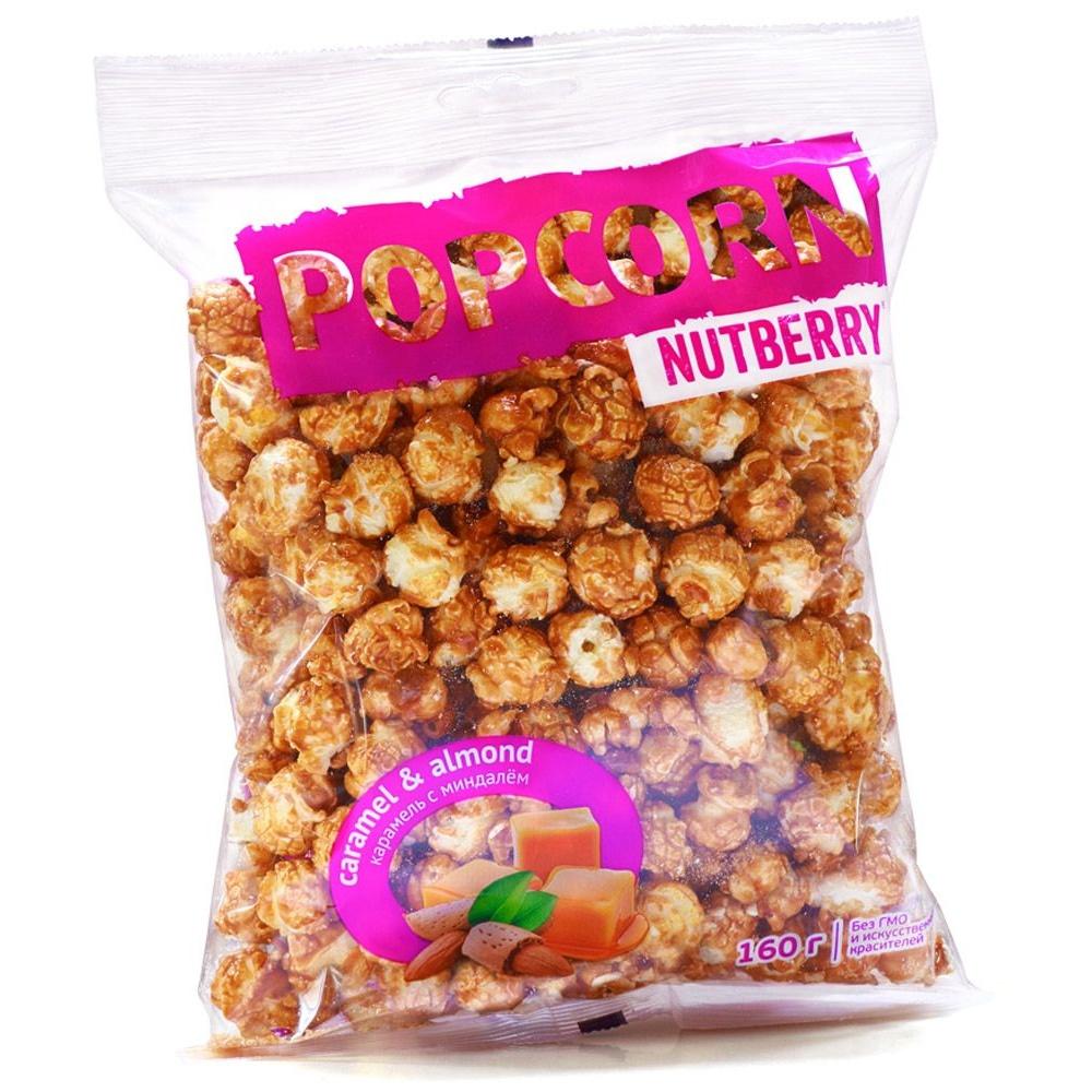 

Попкорн Nutberry карамель с миндалем 160 г