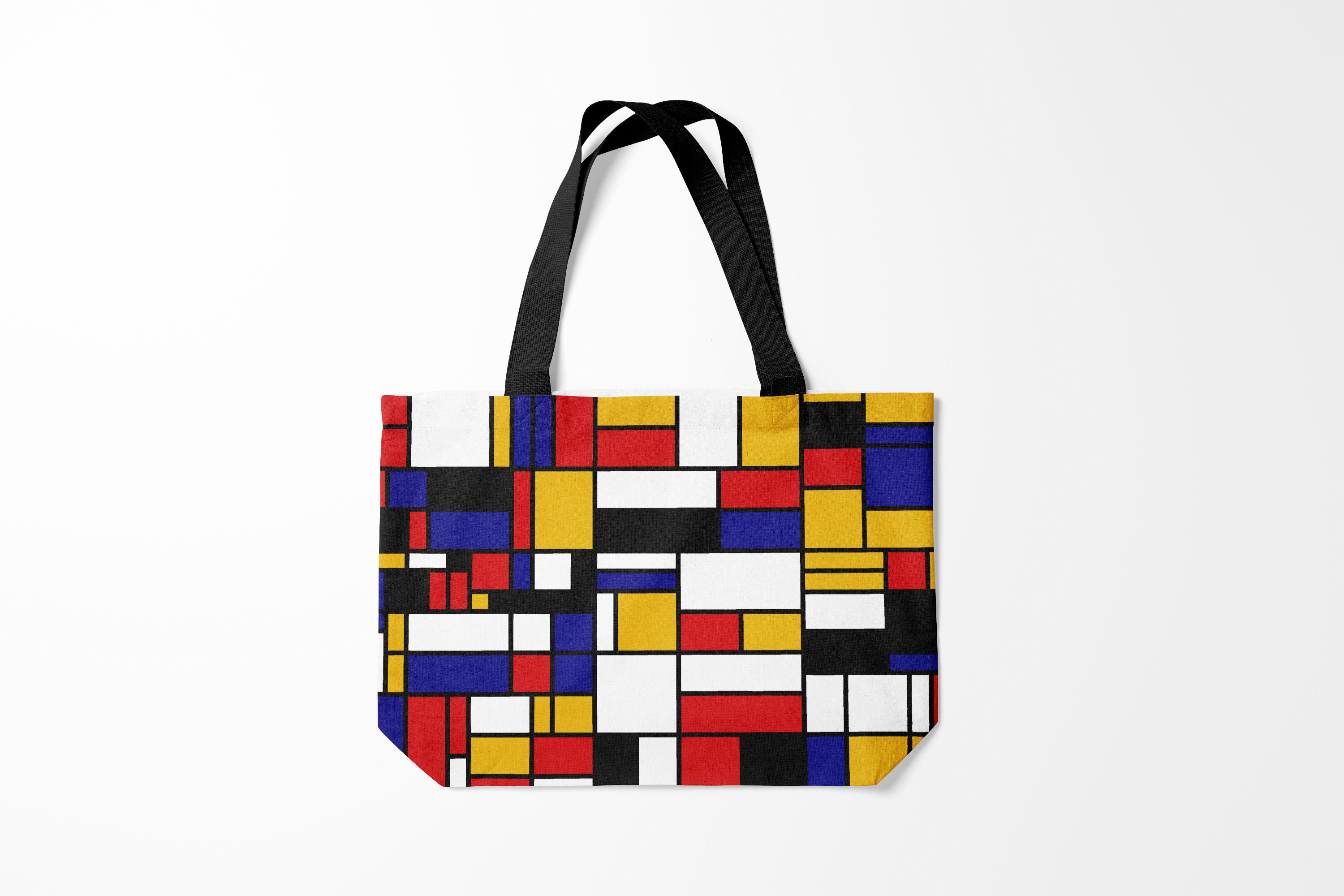 

Сумка шoппер унисекс Burnettie Retro Color blocking, разноцветный, Retro Color blocking