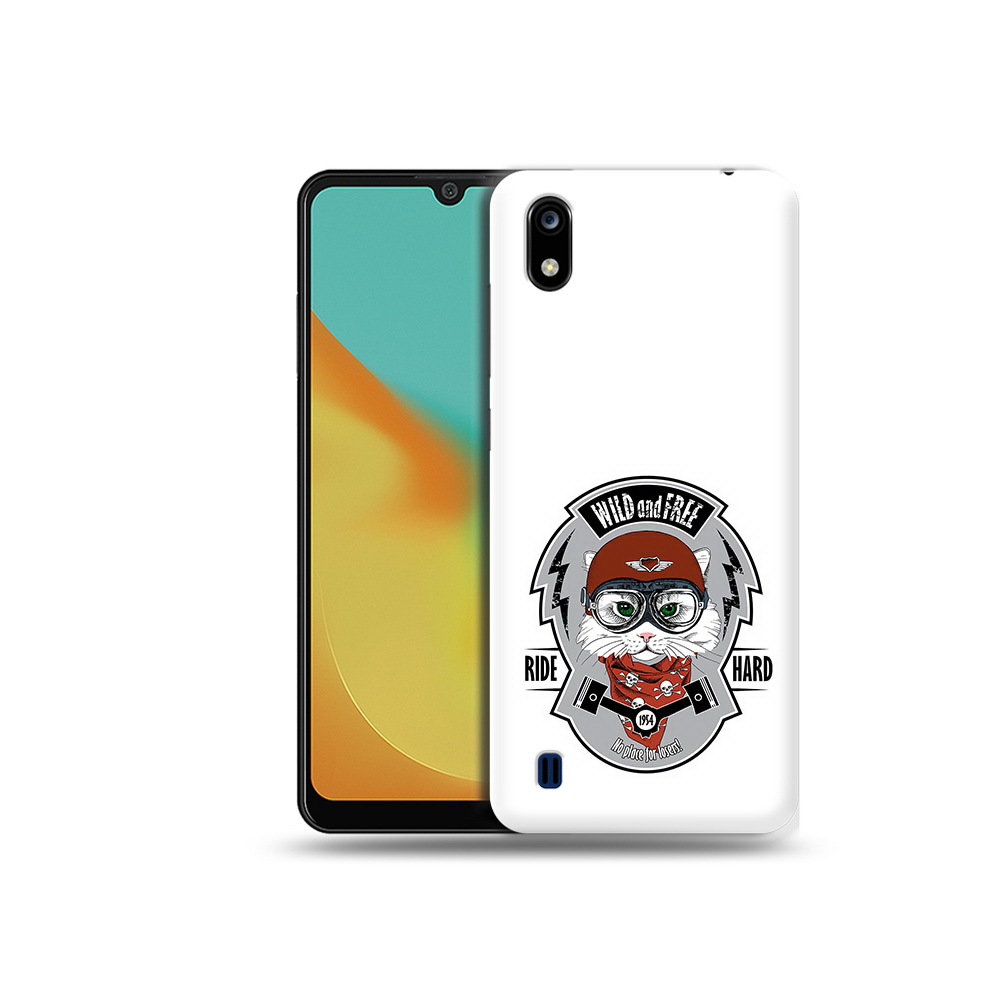 Чехол MyPads Tocco для ZTE Blade A7 кошка в шлеме (PT136477.473.404)