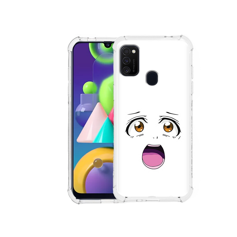 

Чехол MyPads Tocco для Samsung Galaxy M21 аниме лицо (PT147110.591.223), Прозрачный, Tocco
