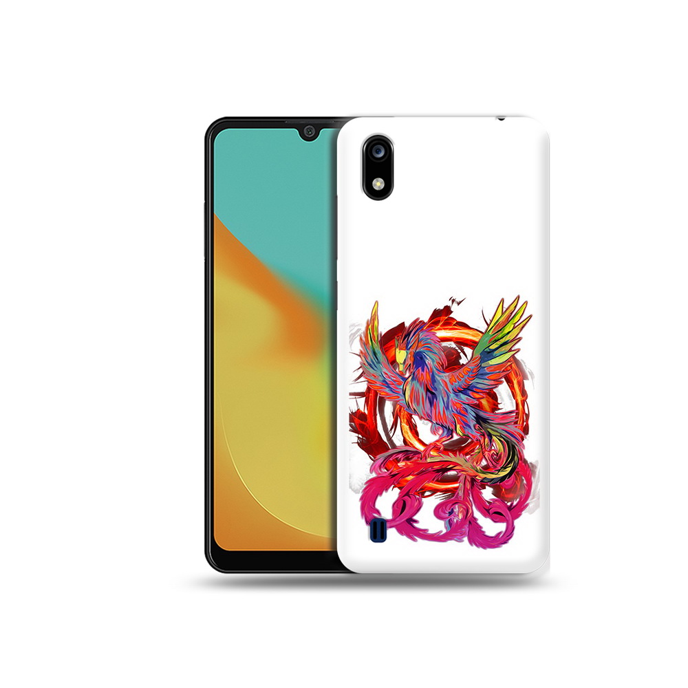 Чехол MyPads Tocco для ZTE Blade A7 красочный феникс (PT136477.473.414)