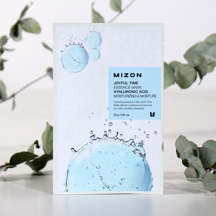 

Тканевая маска для лица MIZON Joyful Time Essence Mask Hyaluronic Acid, 23 г (2 шт)