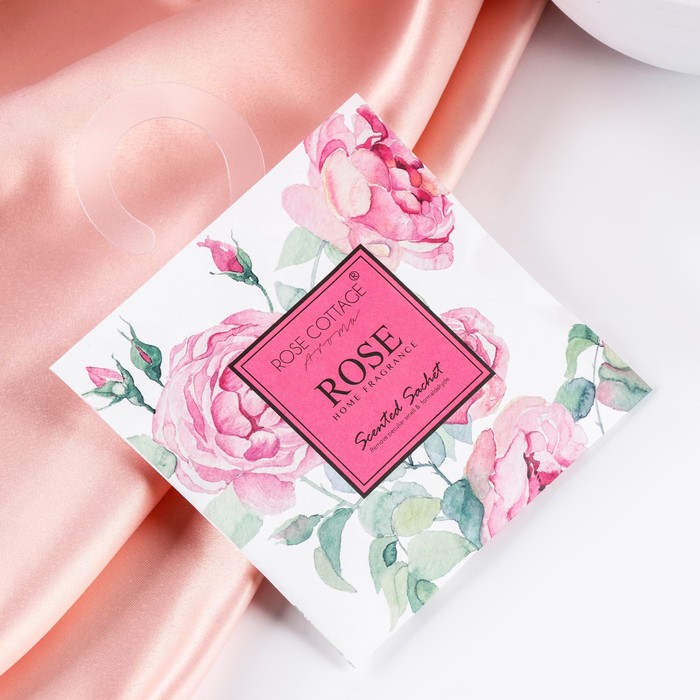 

Аромасаше на подвесе "ROSE COTTAGE AROMA", 11х11 см, 17 г, роза