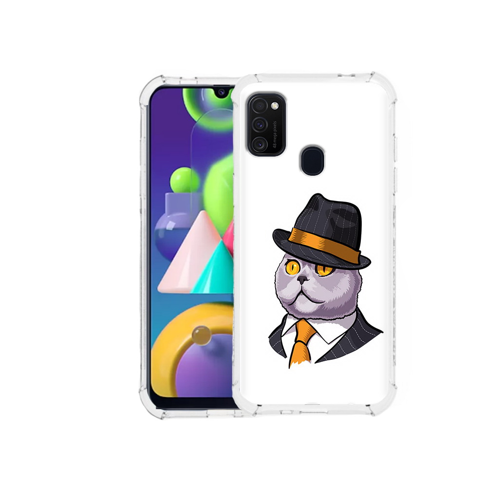 

Чехол MyPads Tocco для Samsung Galaxy M21 британец (PT147110.591.247), Прозрачный, Tocco