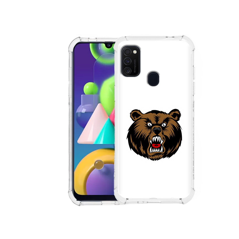 

Чехол MyPads Tocco для Samsung Galaxy M21 бурый (PT147110.591.253), Прозрачный, Tocco