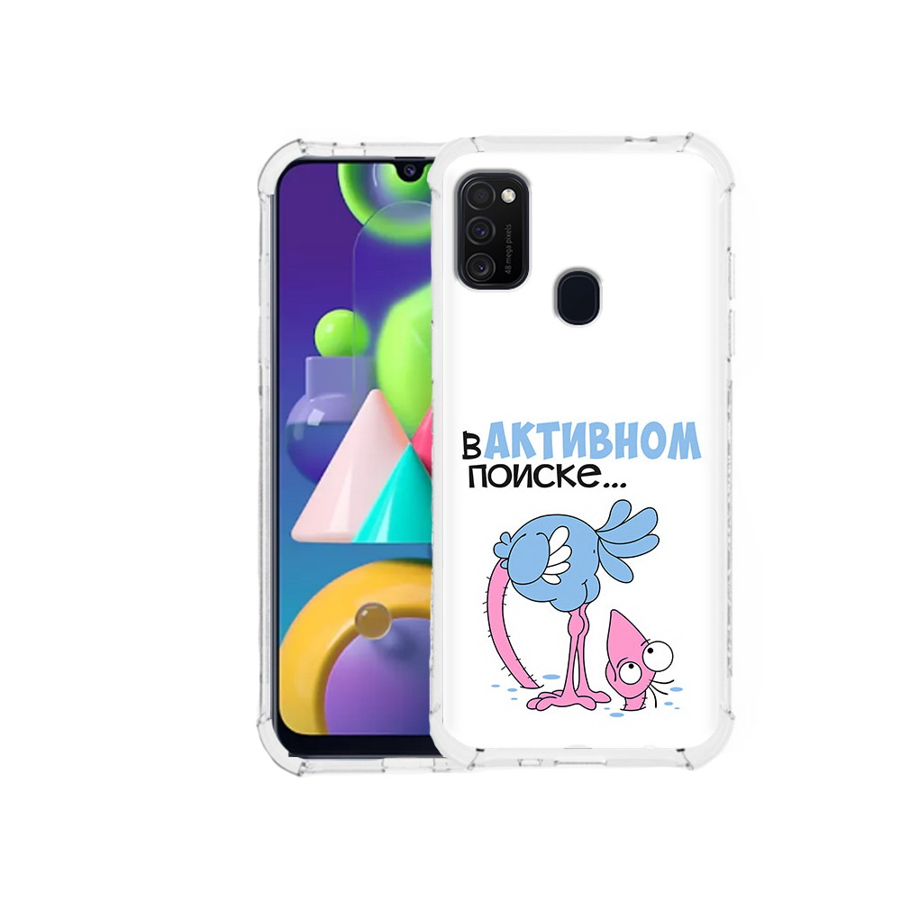 Чехол MyPads Tocco для Samsung Galaxy M21 в активном поиске (PT147110.591.255)