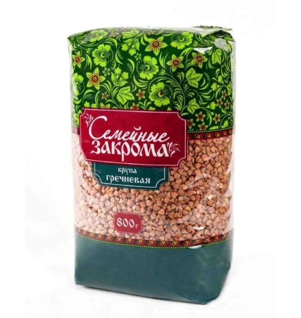 

Гречневая крупа Семейные закрома 1 сорта 800 г