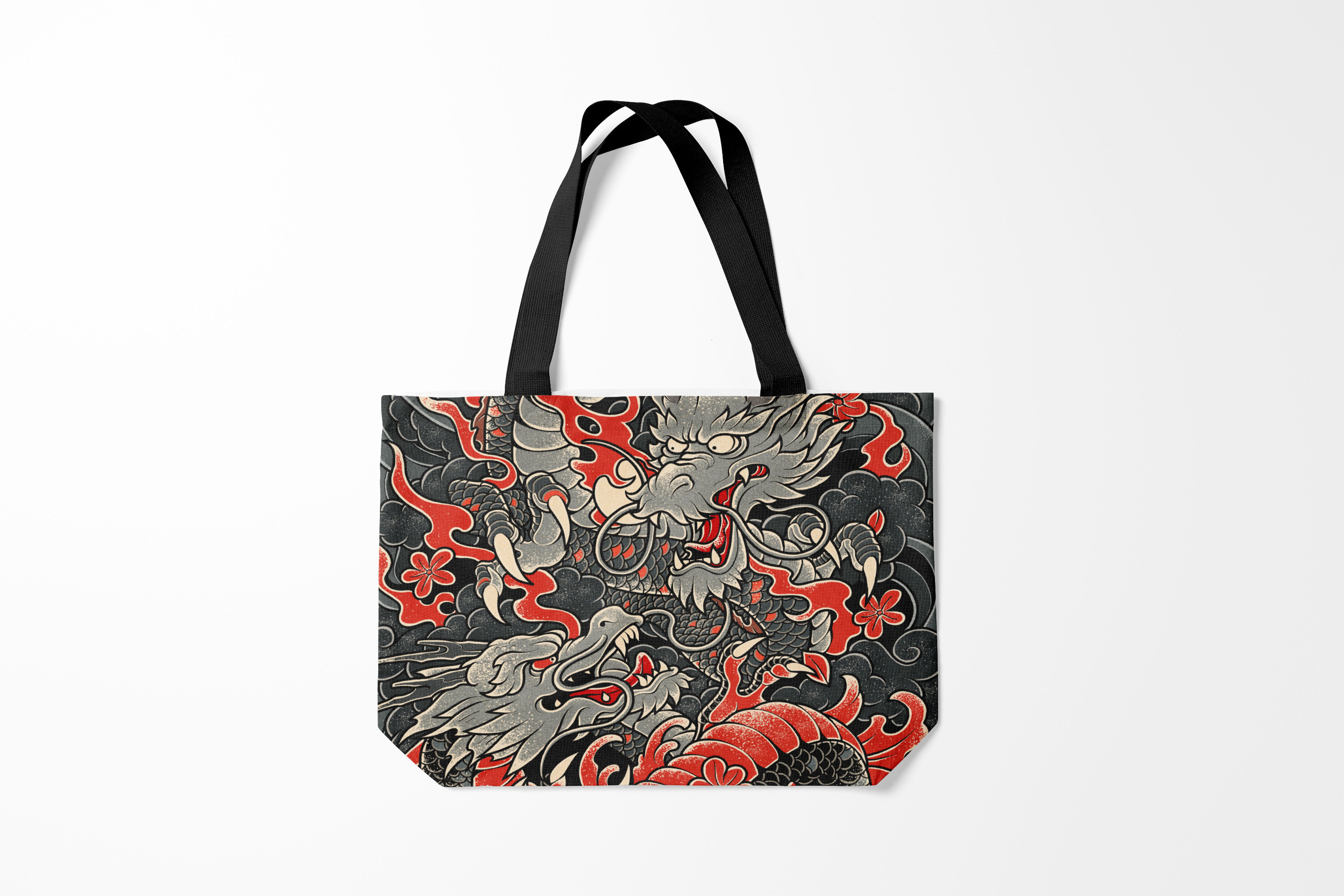 

Сумка шoппер унисекс Burnettie Dsquared tatoo DRAGON, серый, Dsquared tatoo DRAGON