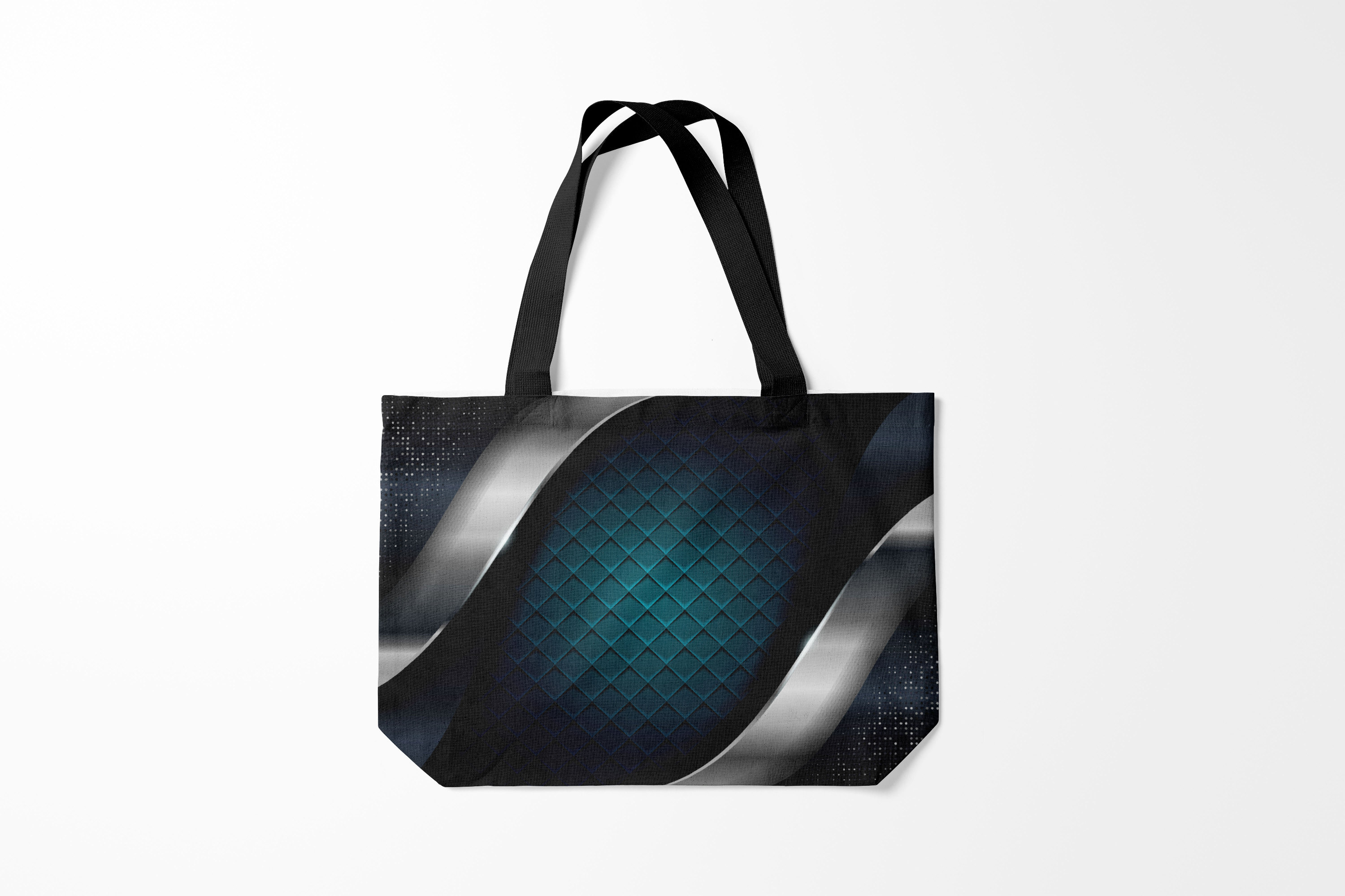 

Сумка шoппер унисекс Burnettie 3D luxury metal, бирюзовый, 3D luxury metal