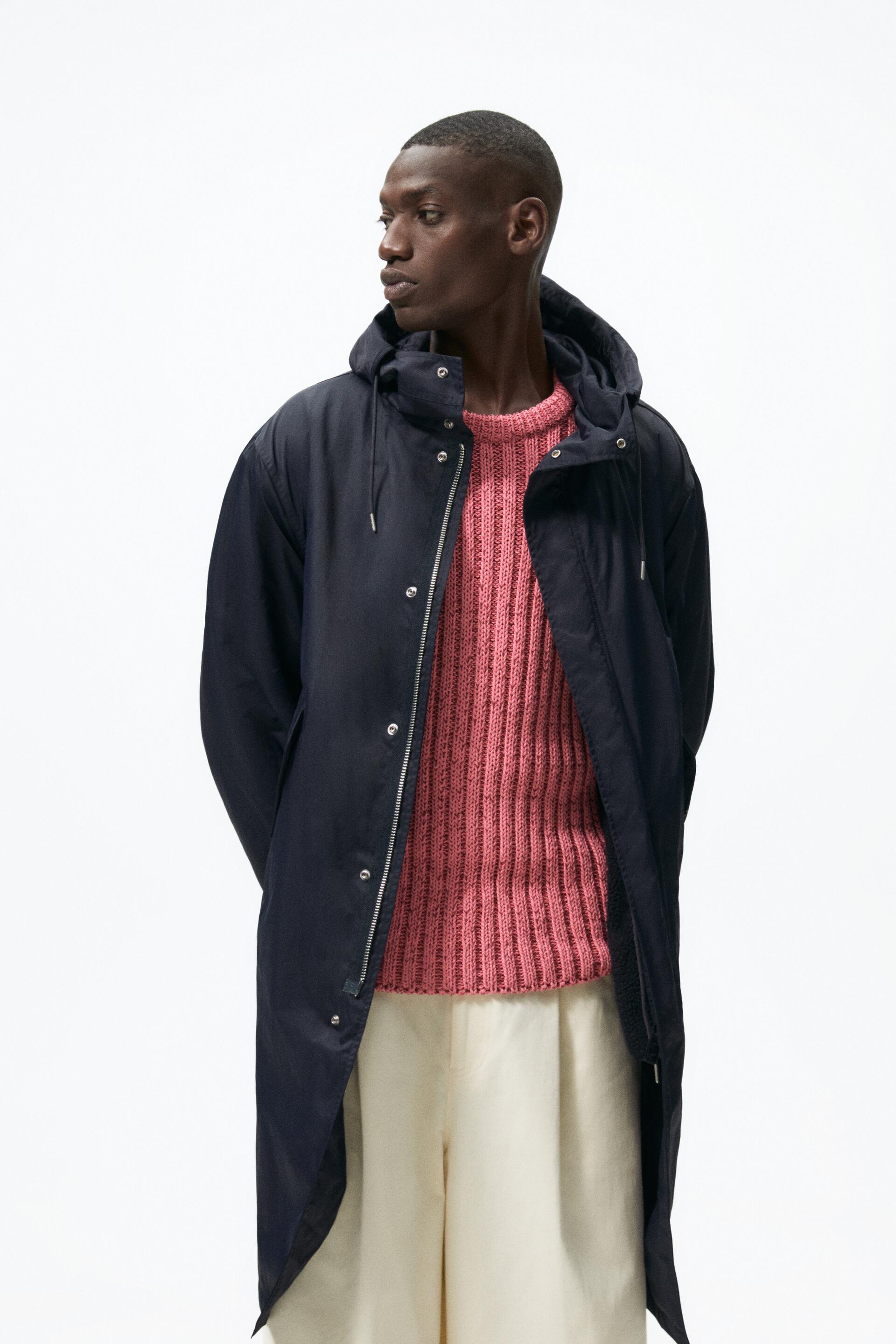 

Куртка мужская ZARA 03918492 синяя S (доставка из-за рубежа), 03918492