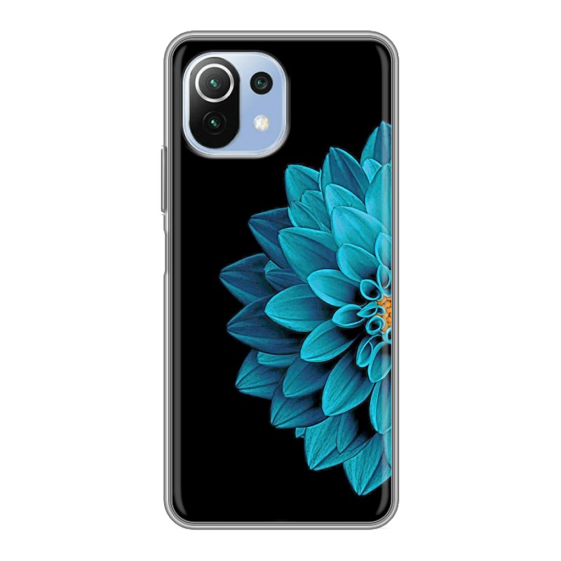 фото Дизайнерский силиконовый чехол для xiaomi mi 11 lite / xiaomi 11 lite 5g ne цветок 100gadgets