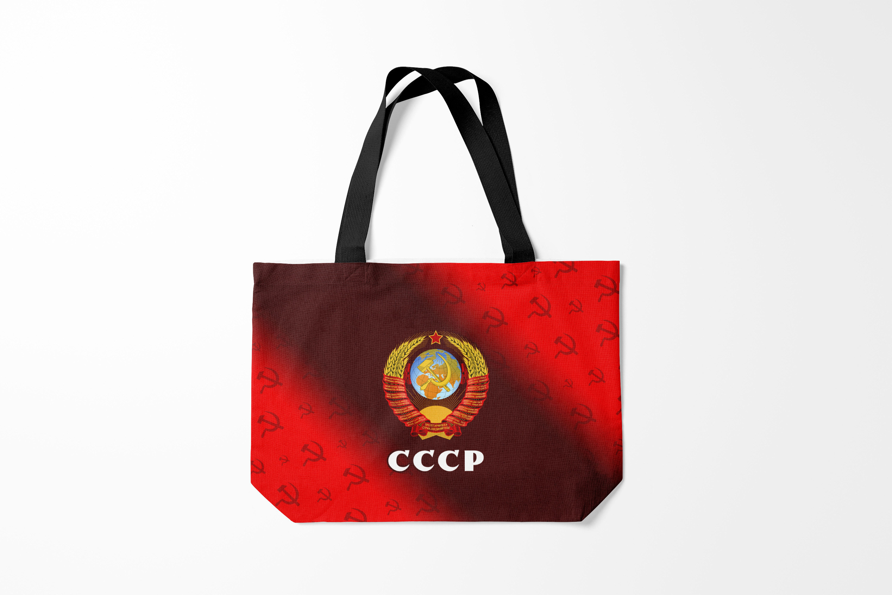 

Сумка шoппер унисекс Burnettie Я Русский СССР USSR, красный, Я Русский СССР USSR