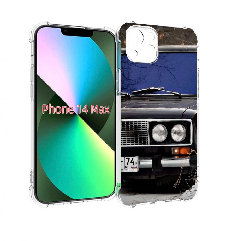 

Чехол MyPads lada ваз 1 для iPhone 14 Plus (6.7), Прозрачный, Tocco