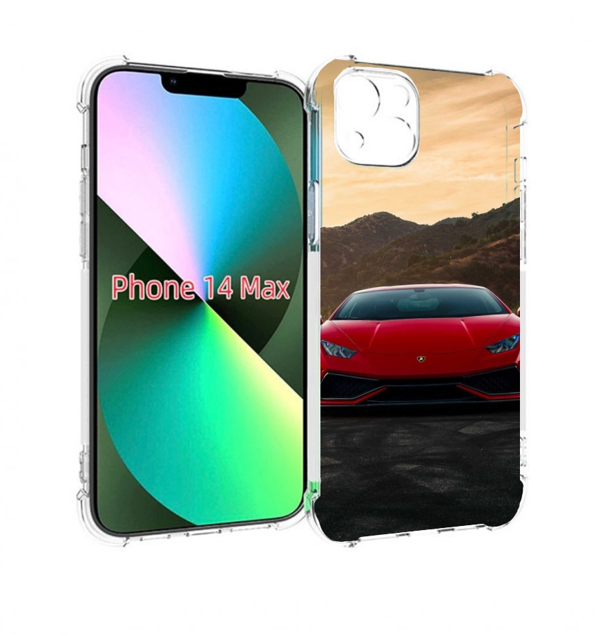 

Чехол MyPads lamborghini 1 мужской для iPhone 14 Plus (6.7), Прозрачный, Tocco