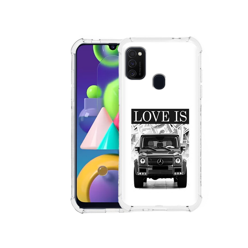 

Чехол MyPads Tocco для Samsung Galaxy M21 гелик (PT147110.591.285), Прозрачный, Tocco