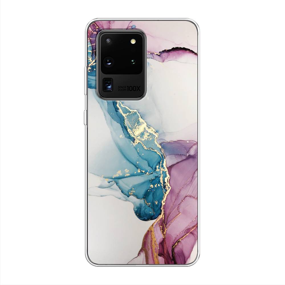 

Чехол для Samsung Galaxy S20 Ultra "Розовые разводы рисунок", 29450-3