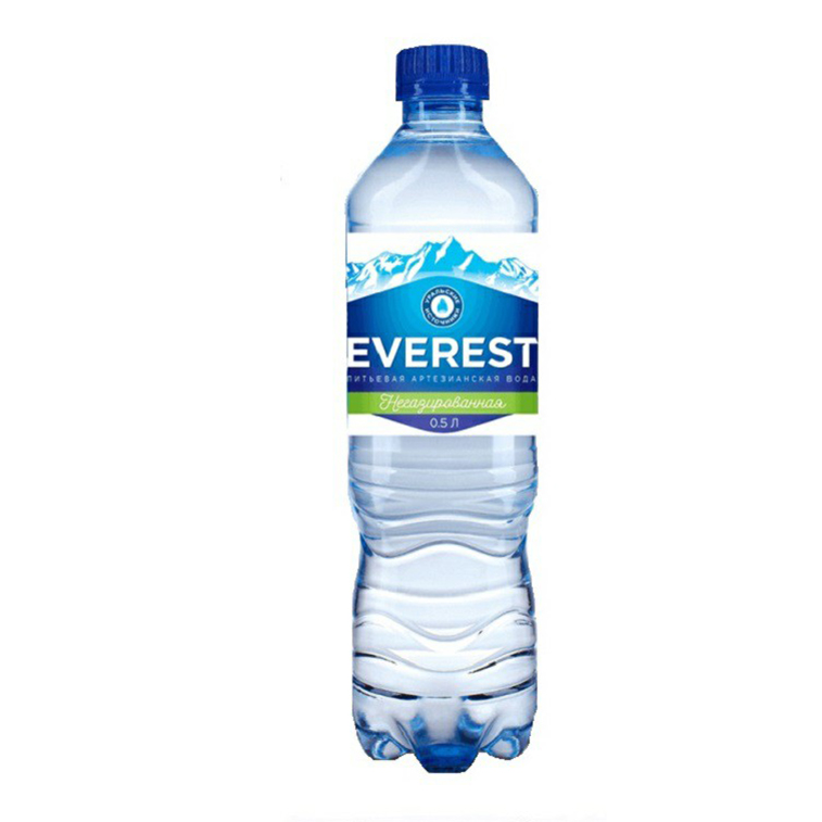 фото Вода питьевая everest негазированная 0,5 л everts