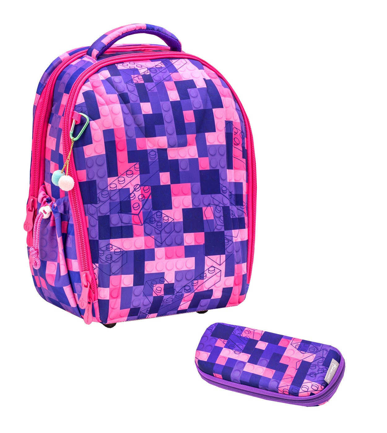 

Ранец Belmil Sturdy - Build It Pink, розовый, с наполнением